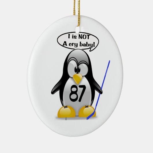 Ik ben geen kantelboom-versiering keramisch ornament (Rechts)