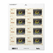 Ik ben geen kat. Het is een salade. Etiket (Full Sheet)