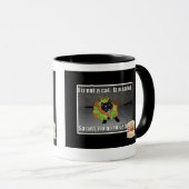 Ik ben geen kat. Iz een salade. Mok (Voorkant rechts)