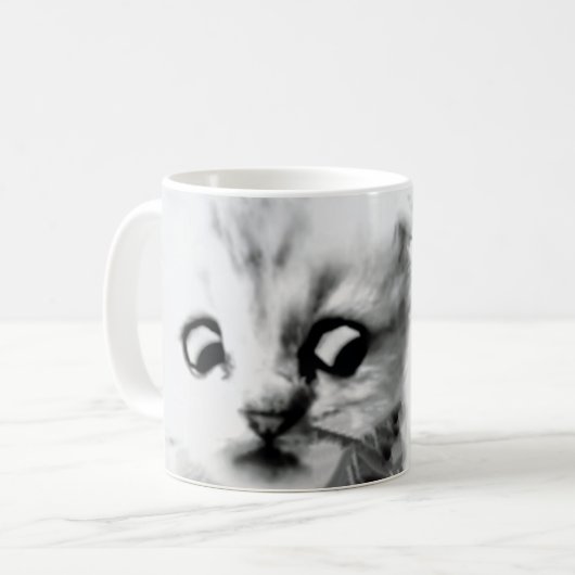 Ik ben geen kat, klassieke mok (Voorkant links)