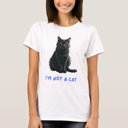 Ik ben geen kat t-shirt (Voorkant)