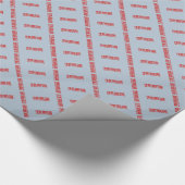 Ik ben geen kerstman. cadeaupapier (Hoek)