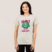 Ik ben geen knuffelaar Schattigee Cactus Pun Tri-Blend Shirt (Voorkant volledig)