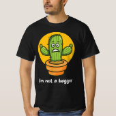 Ik ben geen knuffelaar t-shirt (Voorkant)