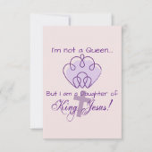 Ik ben geen koningin kaart (Voorkant)