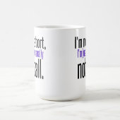Ik ben geen korte koffie-Mok Koffiemok (Center)