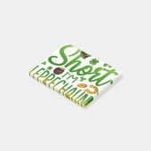 Ik ben geen korte Leprechaun-grootte St Patrick's  Post-it® Notes (Schuin)