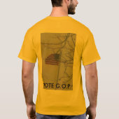 "IK BEN GEEN KROK" TRICKY DICK NIXON T-SHIRT (Achterkant)