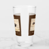 Ik ben geen lelijke wildebeest foto met tekst glas (Links)