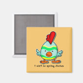 Ik ben geen lentekip paasmagneet magneet (Voorkant / Achterkant)