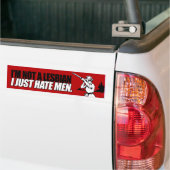 IK BEN GEEN LESBIENNE - PNG BUMPERSTICKER (Op Truck)