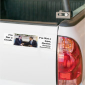 Ik ben geen leugenaar bumpersticker (Op Truck)