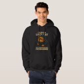 Ik ben geen luie kat, ik ben een grappige programm hoodie (Voorkant volledig)