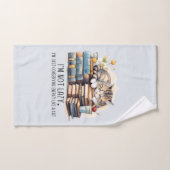 Ik ben geen luie schattige kat bad handdoek (Handdoek)
