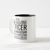 Ik ben geen magiër, maar ik... tweekleurige koffiemok (Voorkant links)