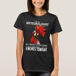 Ik ben geen meteoroloog, maar ik voorspel kip t-shirt