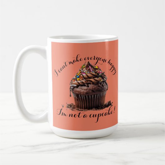 Ik ben geen Mok van cupcake koffie (Links)