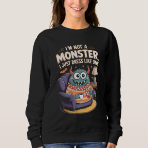 Ik ben geen monster, ik kleed me alleen maar als e trui
