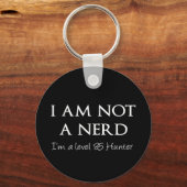 Ik ben geen nerd, ik ben 85 Hunter Sleutelhanger (Voorkant)