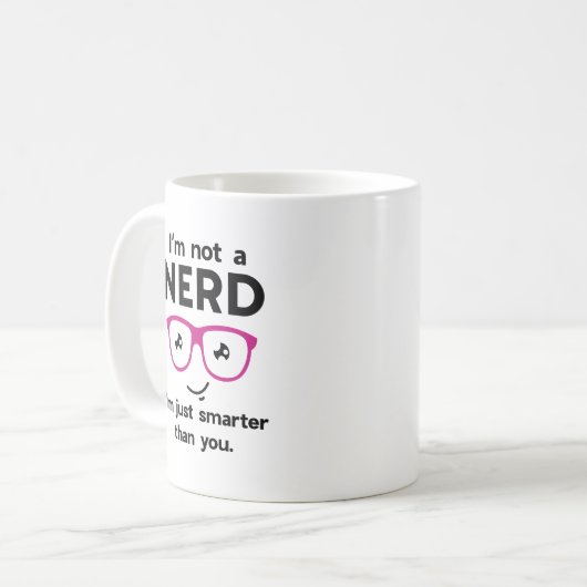 Ik ben geen Nerd Koffiemok (Voorkant links)
