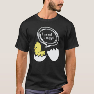 Ik ben geen Nugget - Vegan - Grappige Vegetariër T-shirt