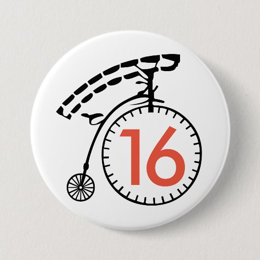 Ik ben geen nummer. ronde button 7,6 cm (Voorkant)