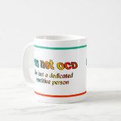 Ik ben geen OCD... Koffiemok (Voorkant links)
