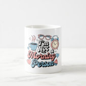 Ik ben geen ochtendmens koffie Mok (Center)