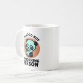 Ik ben geen ochtendmens Panda Koffiemok (Voorkant links)