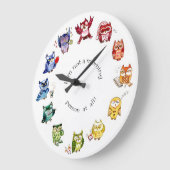 Ik ben geen ochtendmens - regenbooguiken grote klok (Hoek)