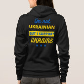 Ik ben geen Oekraïens, maar ik steun Oekraïne Hoodie (Achterkant)