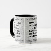 Ik ben geen one - positieve quotes mok (Voorkant links)