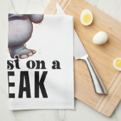 Ik ben geen opgever theedoek (Quarter Fold)