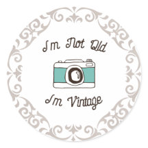 Ik ben geen oude Ik ben vintage Retro camera