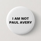 Ik ben geen Paul Avery Button (Voorkant)