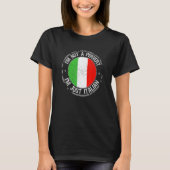 ik ben geen pervert im gewoon italiaans Humor joke T-shirt (Voorkant)