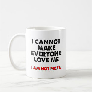 Ik ben geen Pizza Funny Mug Koffiemok