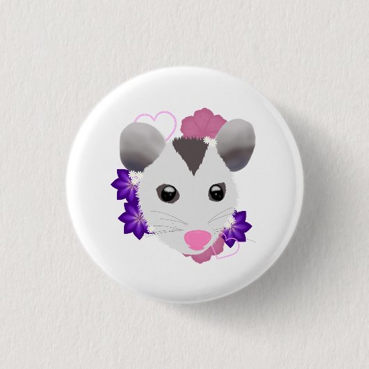 Ik ben geen plaag ronde button 3,2 cm (Voorkant)