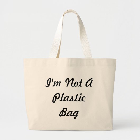 Ik ben geen plastic tas (Voorkant)