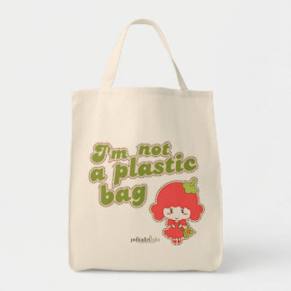 Ik ben geen plastische Bag Campaign Organic versie Tote Bag