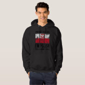 Ik ben geen Poolse Poolse vlag Poolse wortels Hoodie (Voorkant volledig)
