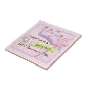 Ik ben geen prinses geboren tegeltje (Zijkant)