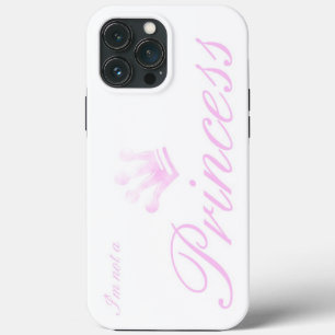 Ik ben geen prinses - girly iPhone Case -