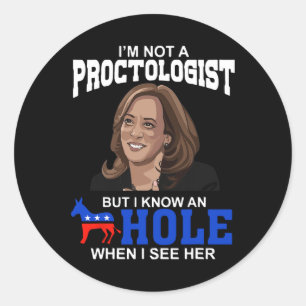 Ik ben geen proctoloog, maar ik ken een gat als ik ronde sticker