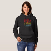 Ik ben geen professionele grootmoeder. hoodie (Voorkant volledig)
