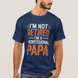 Ik ben geen professionele Papa Fathers Dag genoeg T-shirt