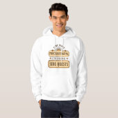 Ik ben geen provocatie. Ik doe zijdelingse vragen Hoodie (Voorkant volledig)