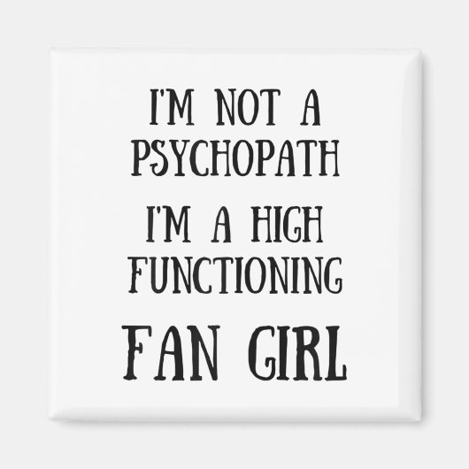 Ik ben geen psychopaat in een hoogfunctionerend fa magneet (Voorkant)