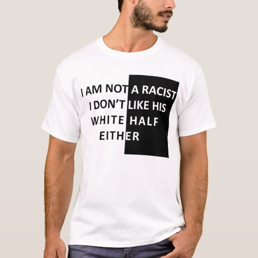 Ik ben geen racist t-shirt (Voorkant)
