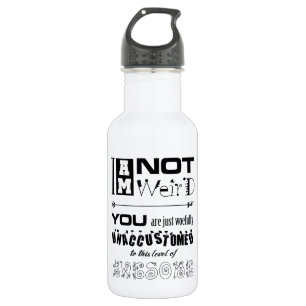 Ik ben geen rare Liberty-fles Waterfles